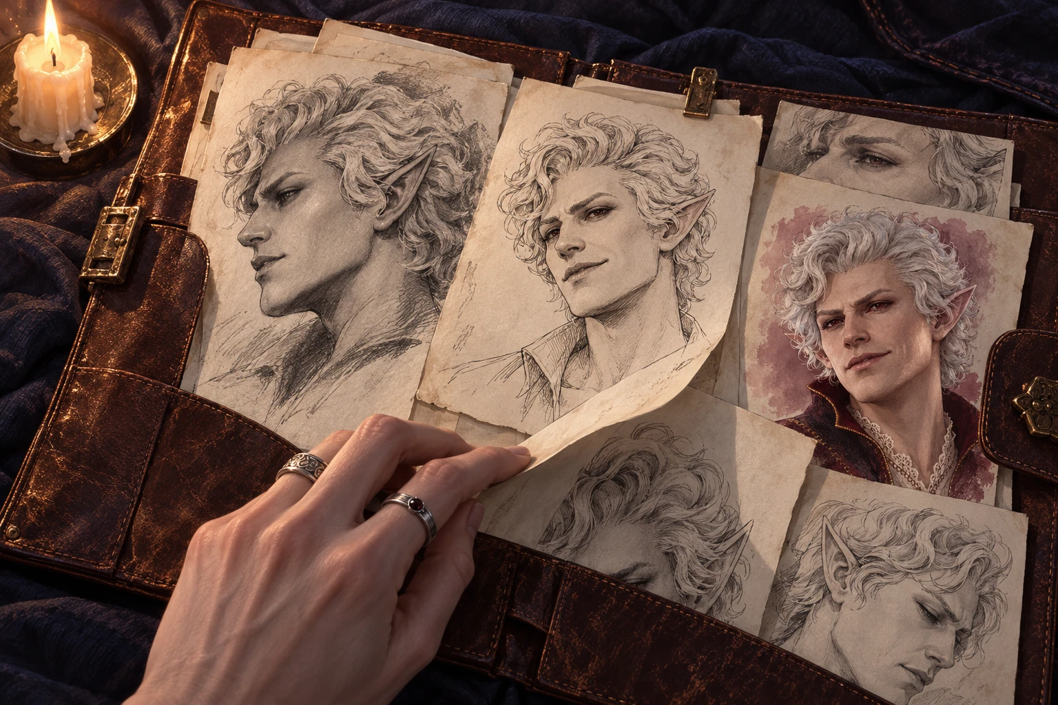 Everything anyone's drawn of me. Catalogue incomplete.