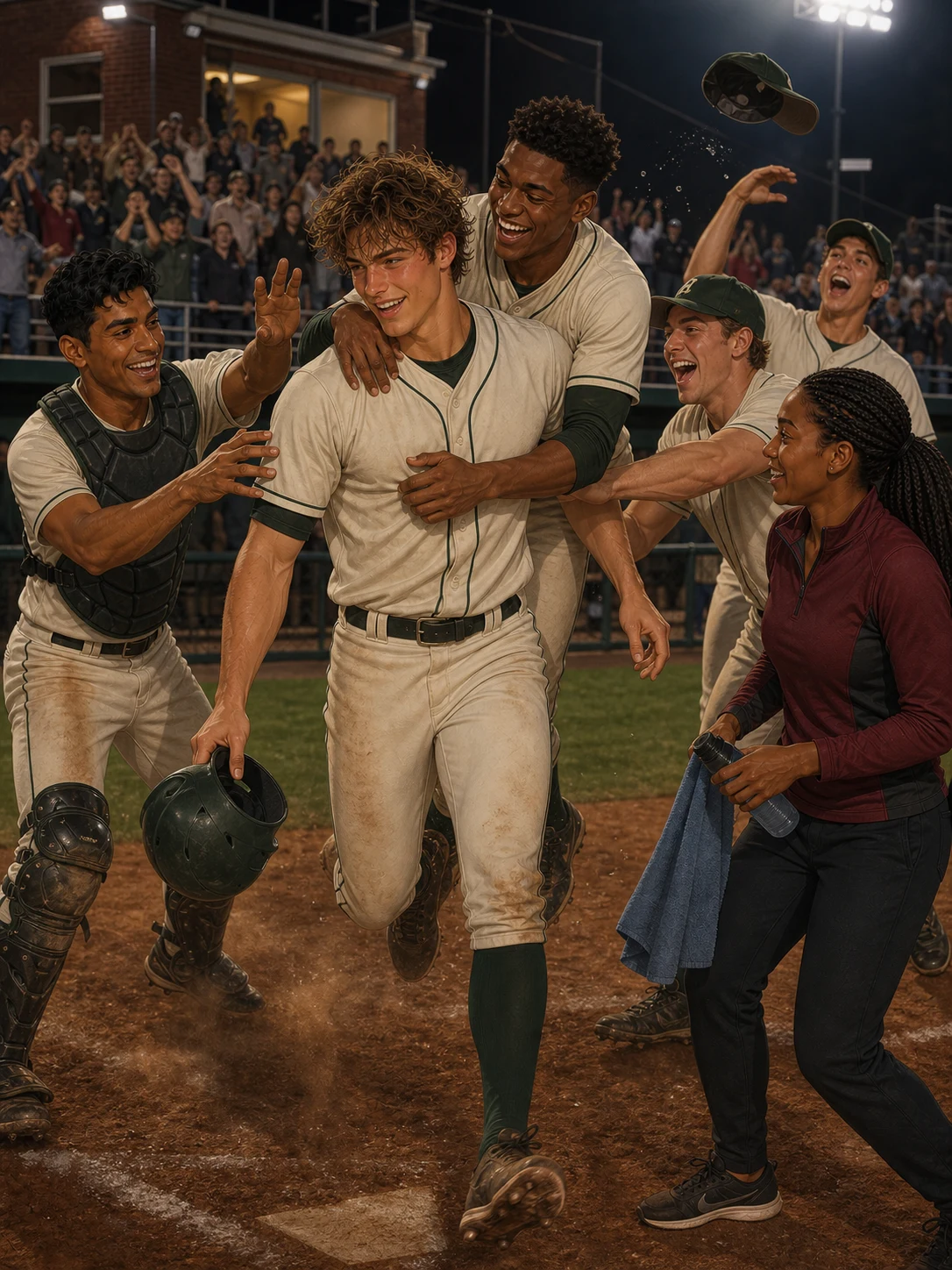 Walk-off home run. I only remember the crowd and looking for you in the stands.